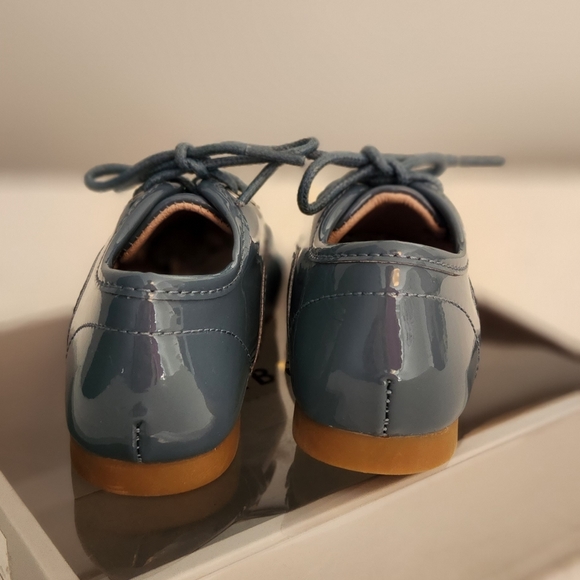 ZEEBRAKIDS • NEW Baby Patent Leather Dress Shoes, Marlin Blue, Size 21 (5.5 US) - Picture 7 of 9
